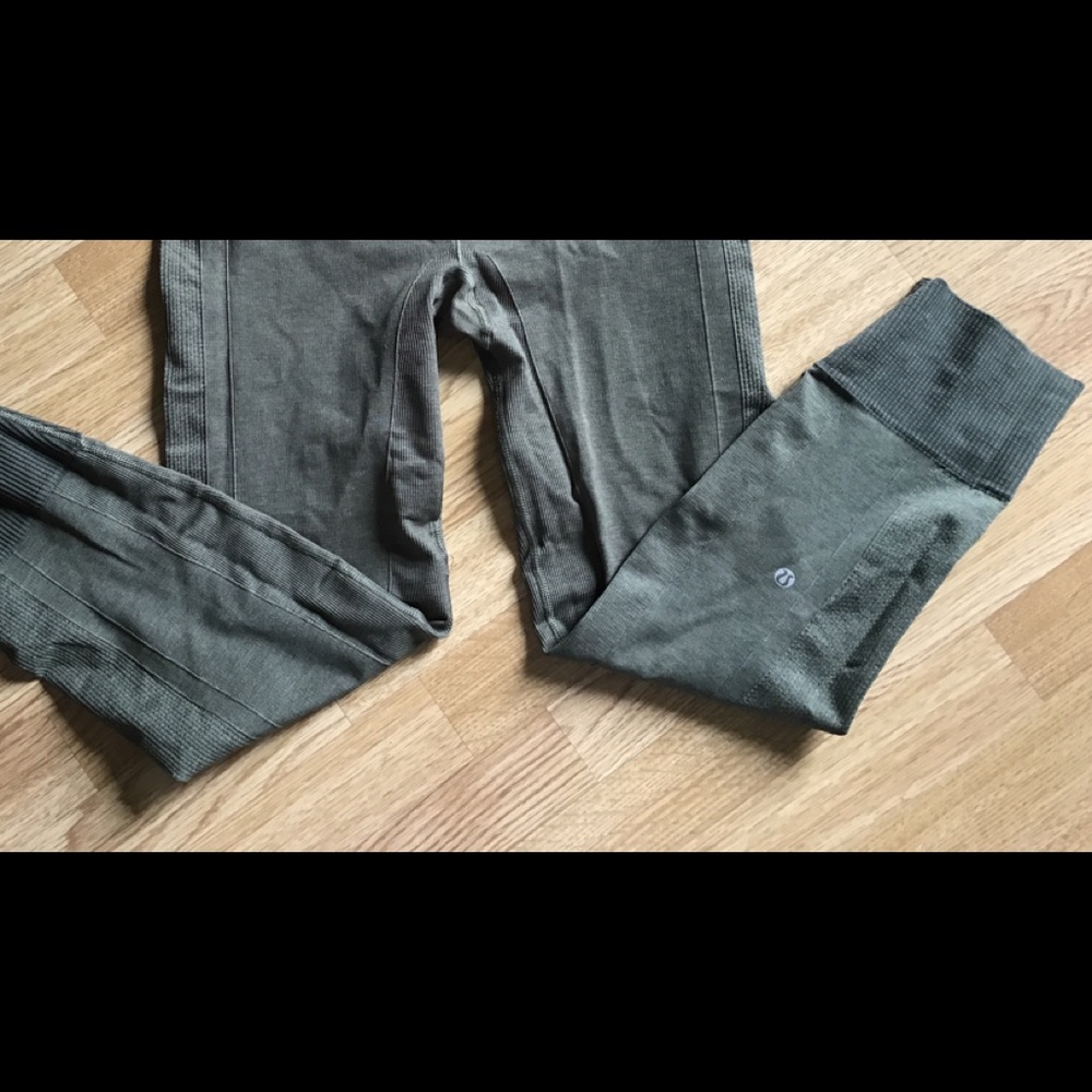 Lululemon olive green leggings